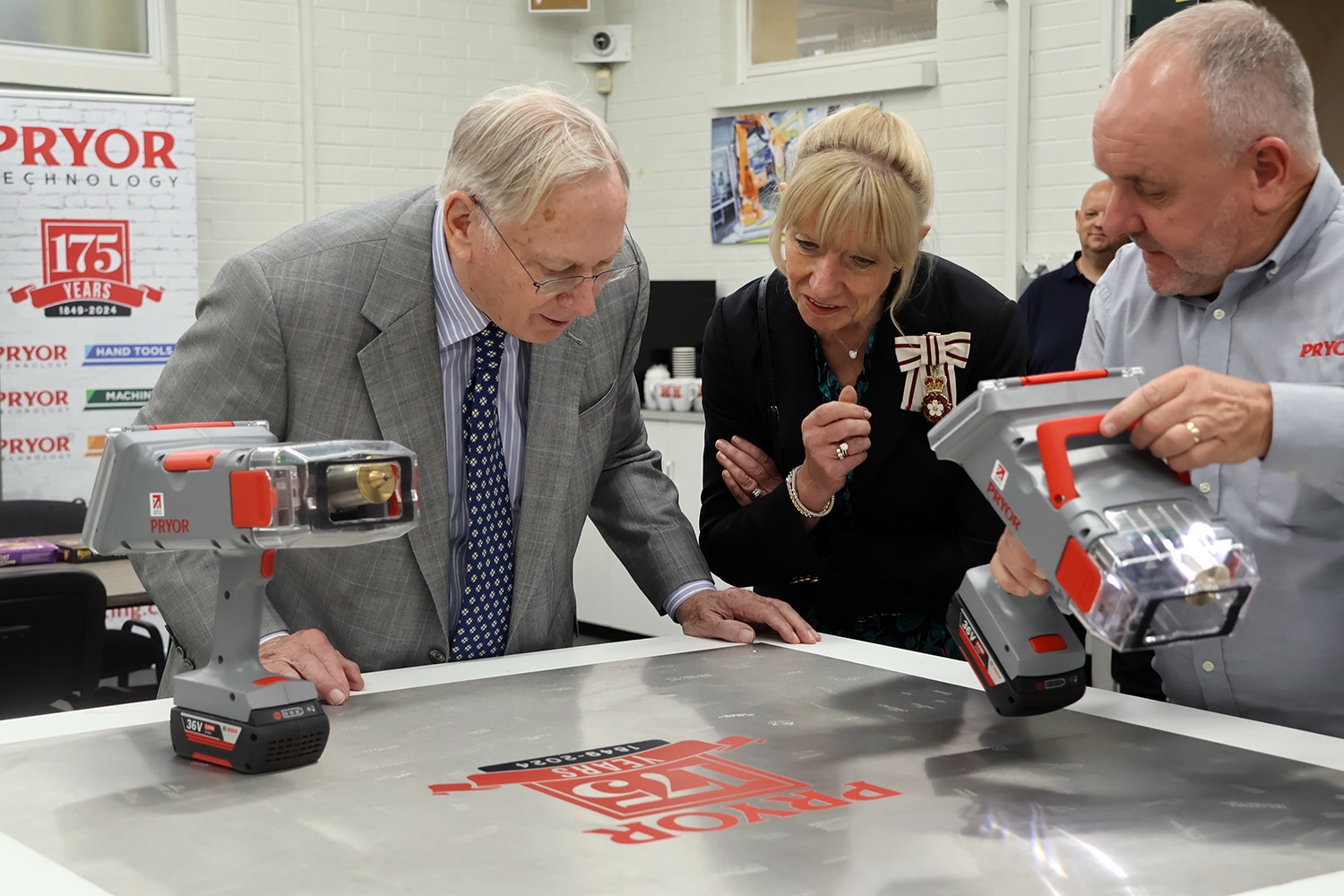 HRH Duke of Gloucester visit to Pryor Marking July 2025
