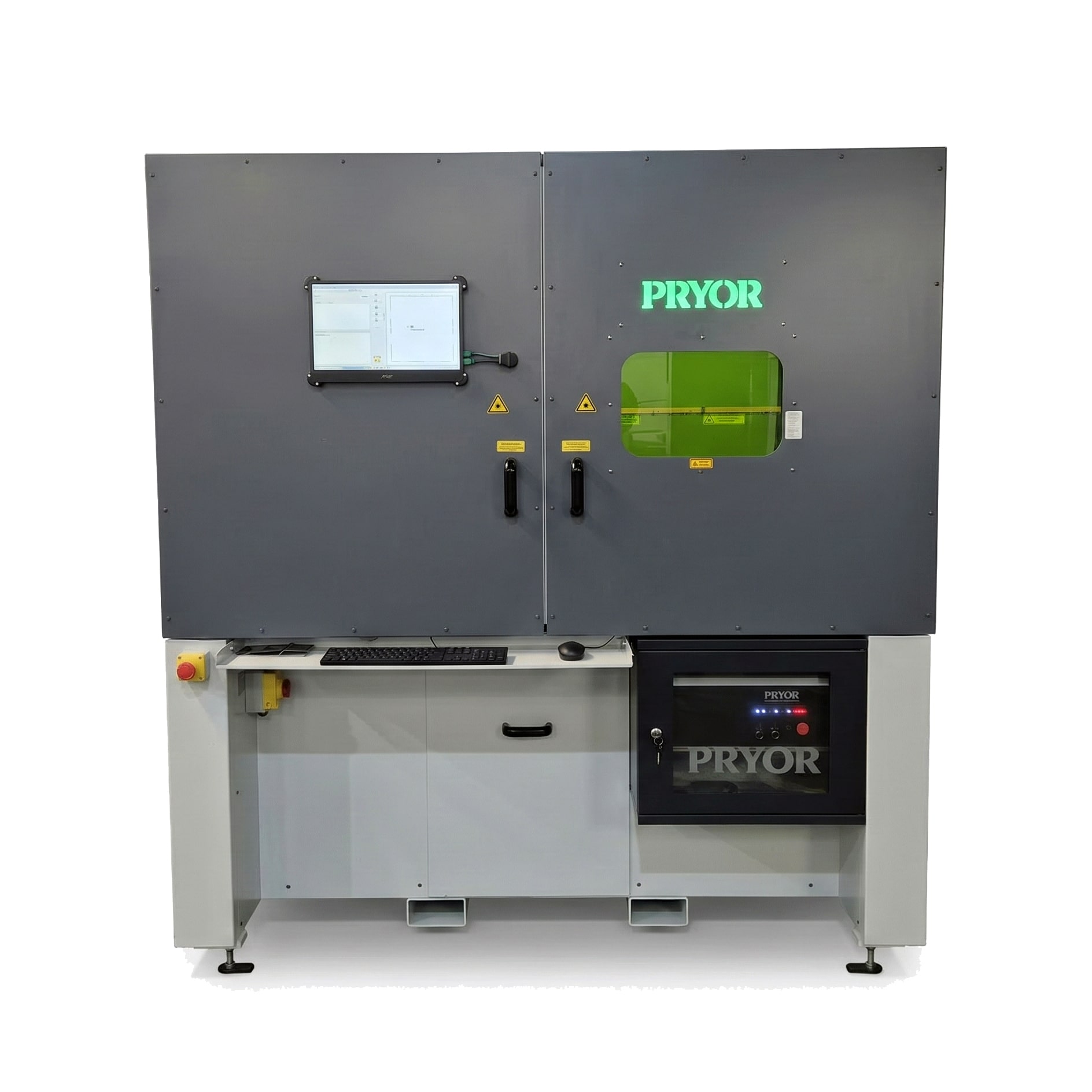 Pryor Workstation Laser with Laser Safety Interlocks active